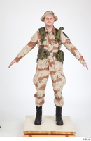  Photos Army Man in Camouflage uniform 7 20th century US Army a poses camouflage whole body 0009.jpg